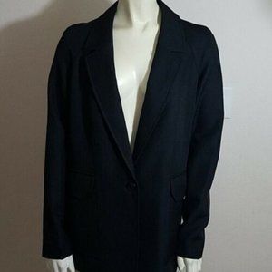 T Alexander Wang Long raglan sleeve blazer black size 8